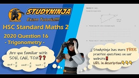 HSC Maths Standard 2020 Question 16 - StudyNinja