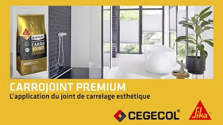 Comment appliquer Carrojoint Premium, nouveau joint de carrelage design, esthétique et performant