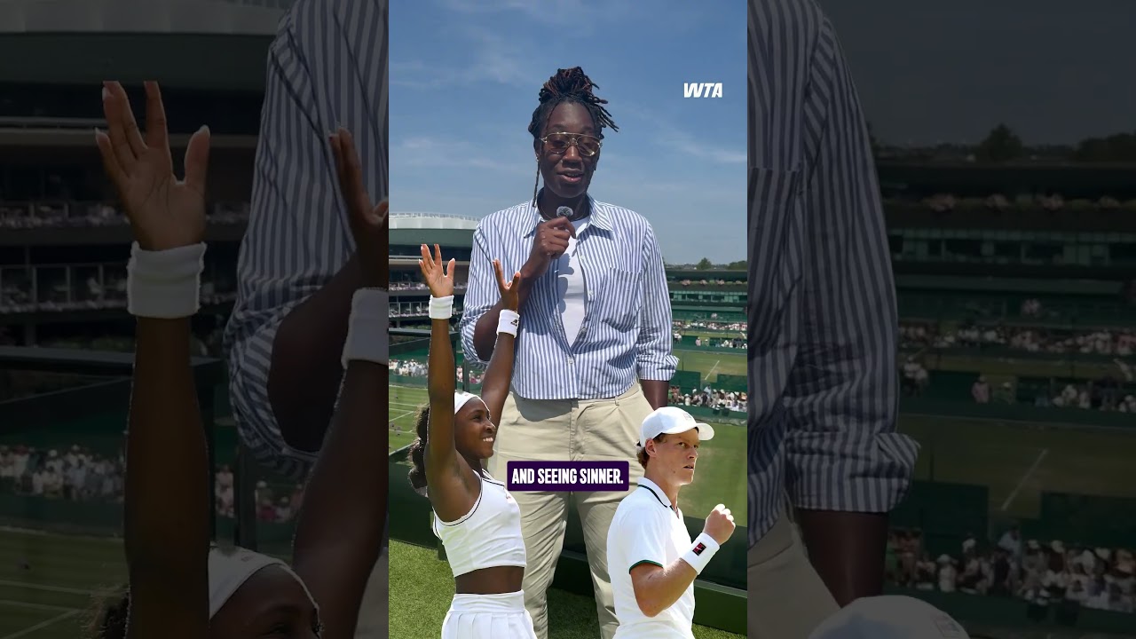Checking in with Tina Charles in SW19 🎾🏀 #WTA #Wimbledon #WNBA