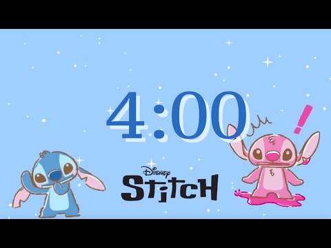 Stitch 4 minute timer Sport and Study with Stitch Classroom Sport timer Pomodoro Timer