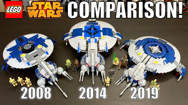 LEGO Star Wars Droid Gunship Comparison! (7678, 75042, 75233 | 2008, 2014, 2019)