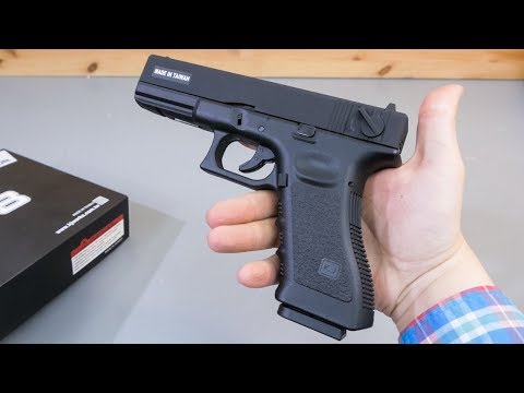 Страйкбольный пистолет KJW KP-18 (CO2, Glock 18) видео обзор