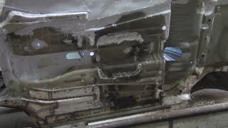 S.A.A.G Покрываем, обрабатываем днище ВАЗ 2110 мастикой.
