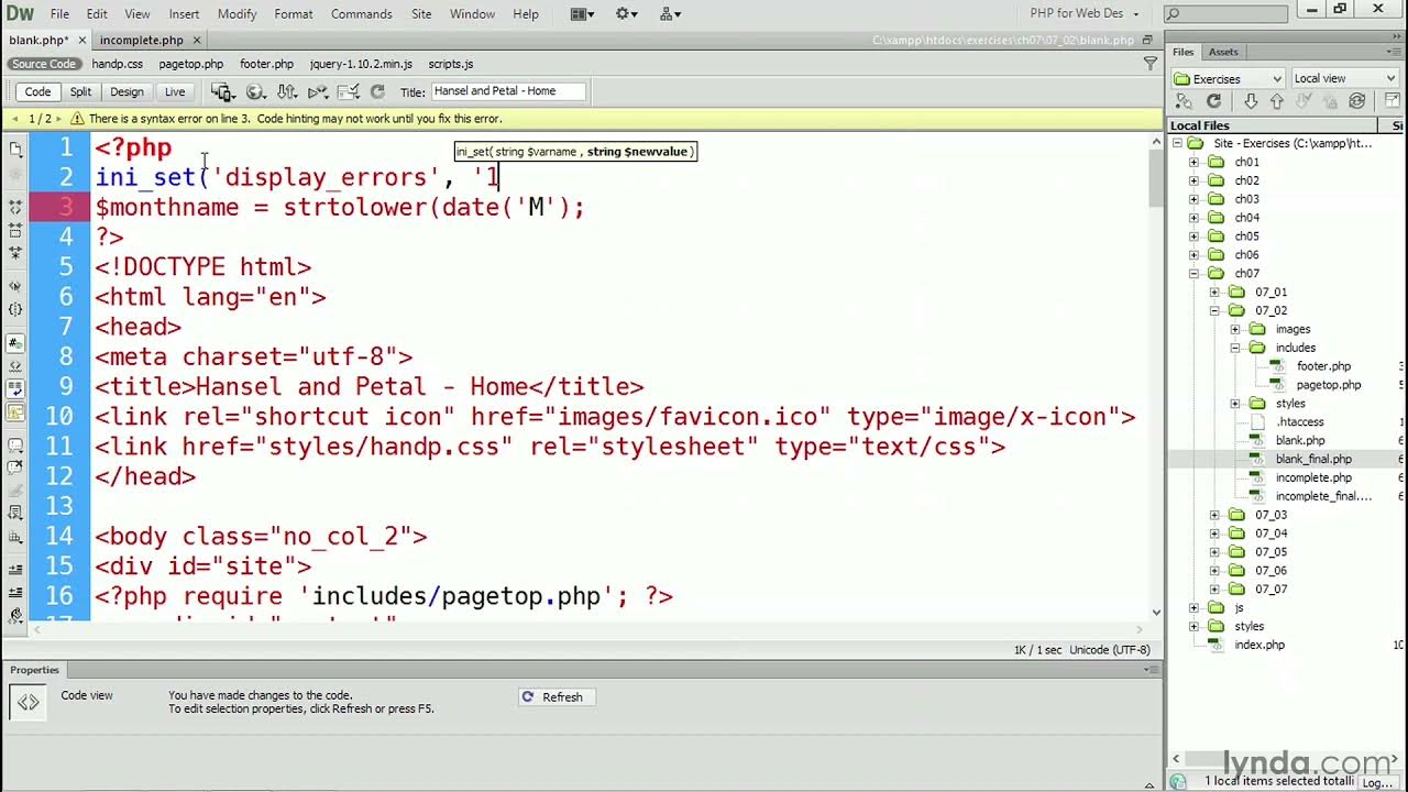 Php files errors. Blank php.