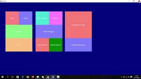 Tutorial Aplikasi Penjualan dgn VB eps 1 -  Layout Data Karyawan