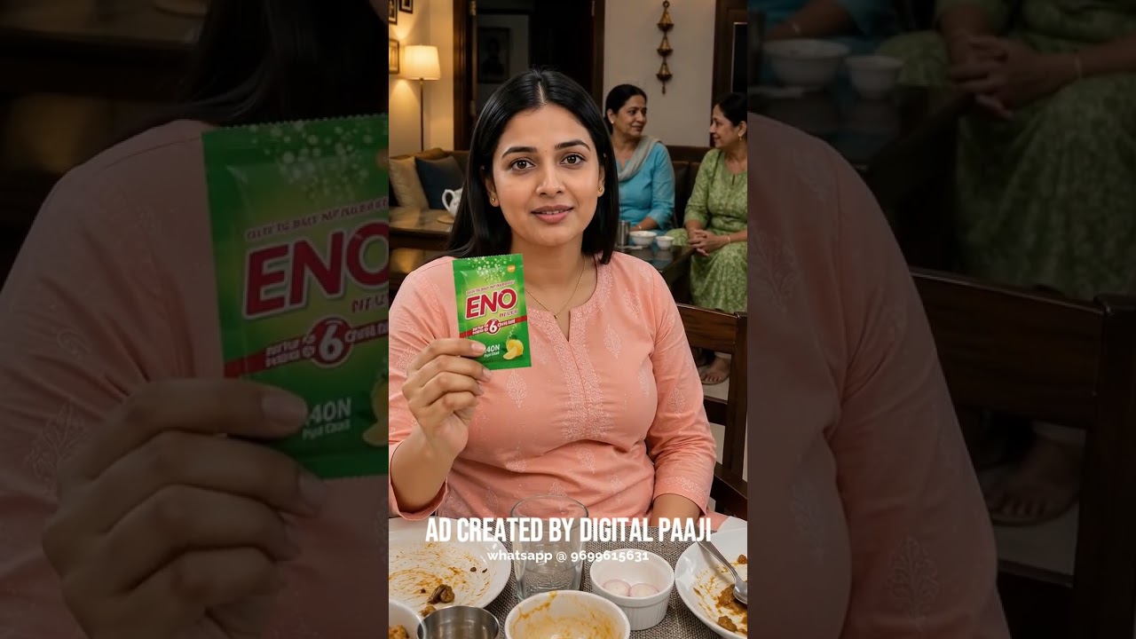 Every Indian Family After Dinner 😭 | ENO UGC Ad (6 Sec Relief)