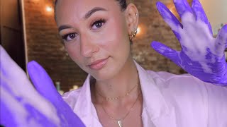ASMR Medical Face Exam & Facial Treatment ~ layered sounds, soft spoken roleplay for sleep screenshot 3