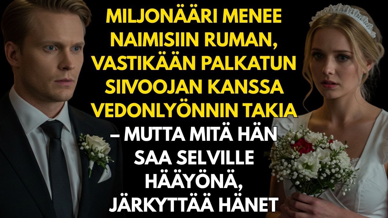MILJONÄÄRI meni naimisiin vastapalkatun siivoojan kanssa vedonlyönnistä – häät paljastivat totuuden