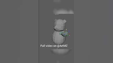 Panda Lowpoly 3d modeling. Autodesk Maya tutorial