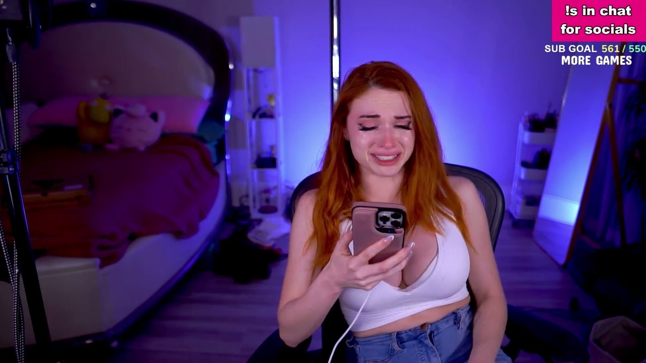 Amouranth phone call with toxic husband