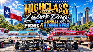 "HIGHCLASS" DALLAS TX CHAPTER 2026 11TH ANNUAL LABOR DAY PICNIC