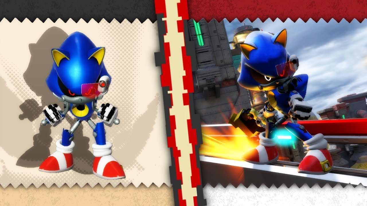 Sonic Forces (PC) Mod Part 55_ Darkspine Sonic vs Metal Sonic 