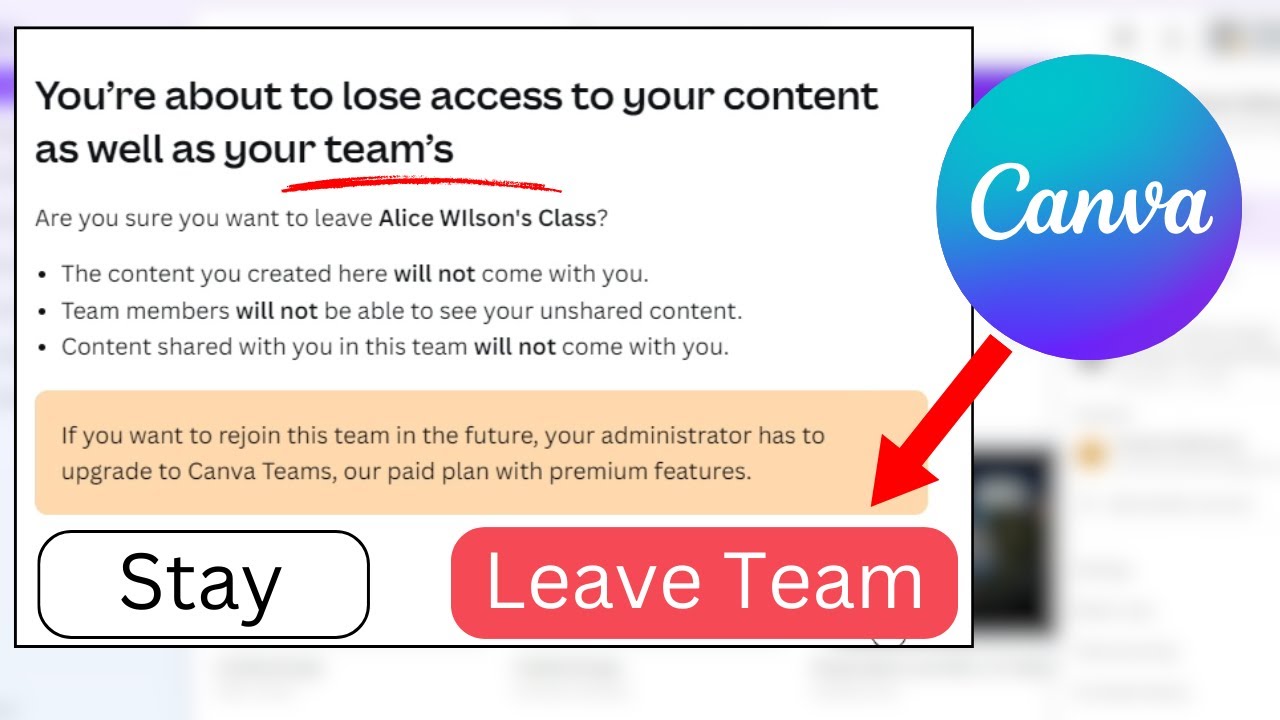 How To Leave Team In Canva | Leave Group In Canva Easily