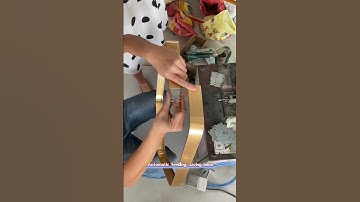 K30 1-way bending machine for mirror frame #glass #mirror #mirrorframe