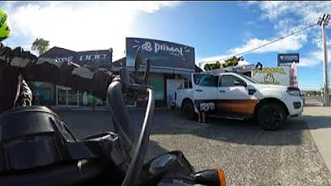 Motorbike ride with Cindy 360 degree 4k video