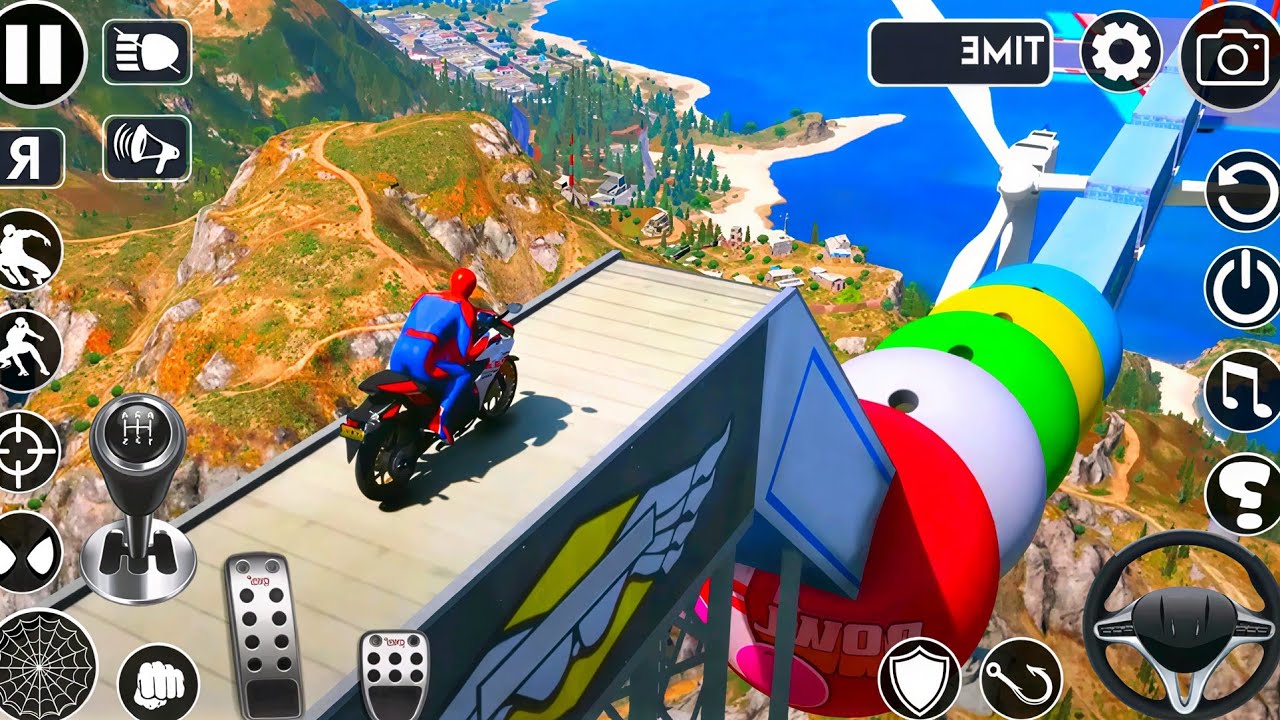 Superhero 🛣️  Mega Ramp Bike Race GT Simulator : Bike Driving 3D - Android Gameplay 2026 