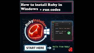 How to install Ruby on Windows 11