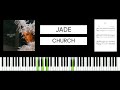 JADE - Church (BEST PIANO TUTORIAL & COVER)