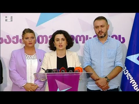 „ოცნებას“ ეგონა, ჩვენი გუნდის წევრები შეშინდებოდნენ - გახარიას პარტია  ზეწოლაზე  საუბრობს