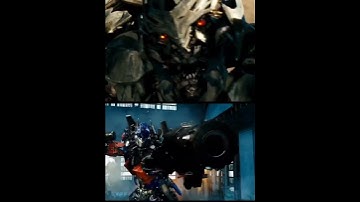 Optimus Prime Bayverse All Vs Megatron Bayverse Mvi #transformers #shorts