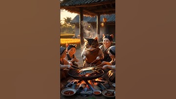 chú mèo bắt cá về nướng. #cat #trending #music #videoshort #youtubeshorts #catlover #funny