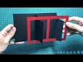 How to make  double flip card for Scrapbook by Creativpiu