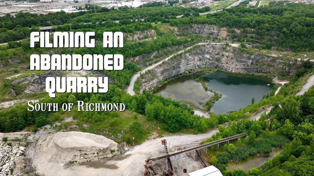 What's left behind FILMING an abandoned quarry South of Richmond, VA