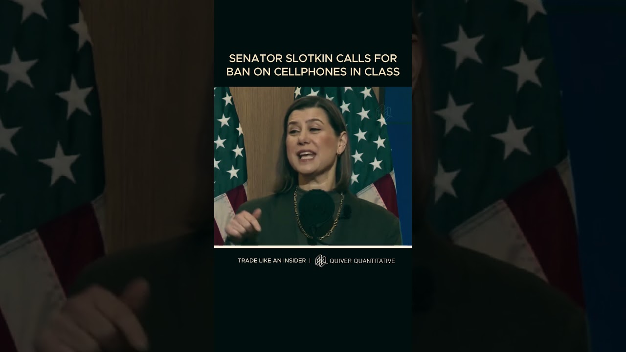 BREAKING: Senator Elissa Slotkin just called for a ban on cellphones in all K-12 classrooms