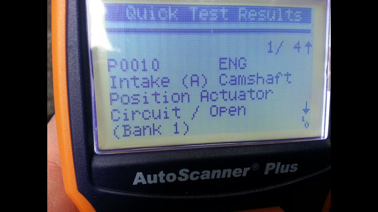 camshaft position sensor actuator circuit open bank 1