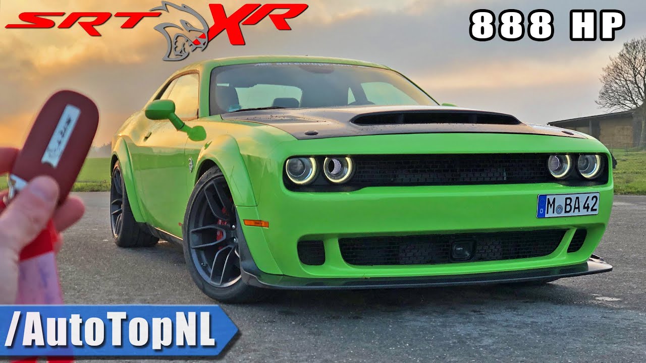 888HP DODGE HELLCAT XR WIDEBODY | REVIEW POV on AUTOBAHN (NO SPEED LIMIT) by AutoTopNL