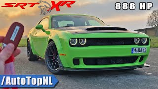 888HP DODGE HELLCAT XR WIDEBODY | REVIEW POV on AUTOBAHN (NO SPEED LIMIT) by AutoTopNL
