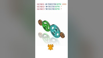MECHANICAL PRINCIPLES 005 - SPUR GEAR MECHANISM