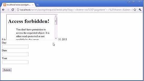 MCA 6 Month Training Company|  PHP Tutorial Using htmlentities for Security