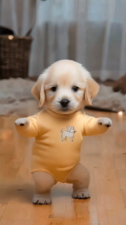 Dancing Puppy Deli 🐶😂 Cute Dog Shows Off Dance Moves