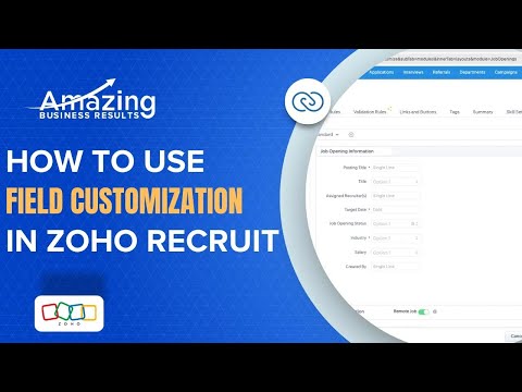 Field Customization Made Simple | Zoho Recruit