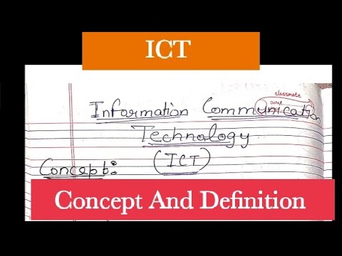 ICT-Concept and definitial meaning B.Ed Sem-2 PUP #pup #pupexamnewstoday #2022