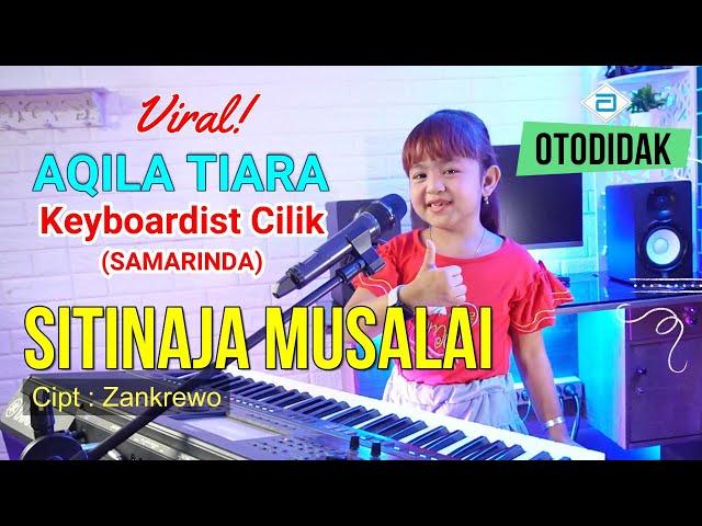 VIRAL‼️  Aqila Keyboardist Cilik ~ Lagu Bugis SITINAJA MUSALAI || alink Musik class=