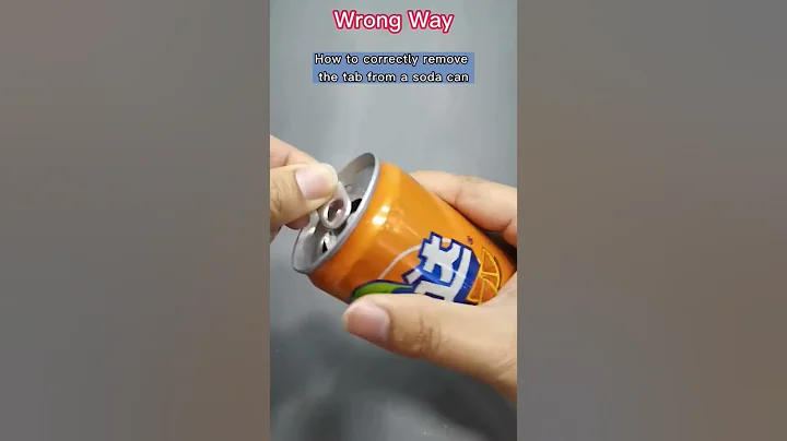 How to correctly remove the tab from a soda can?#aluminuncan #beercan #sodacan #howitsmade