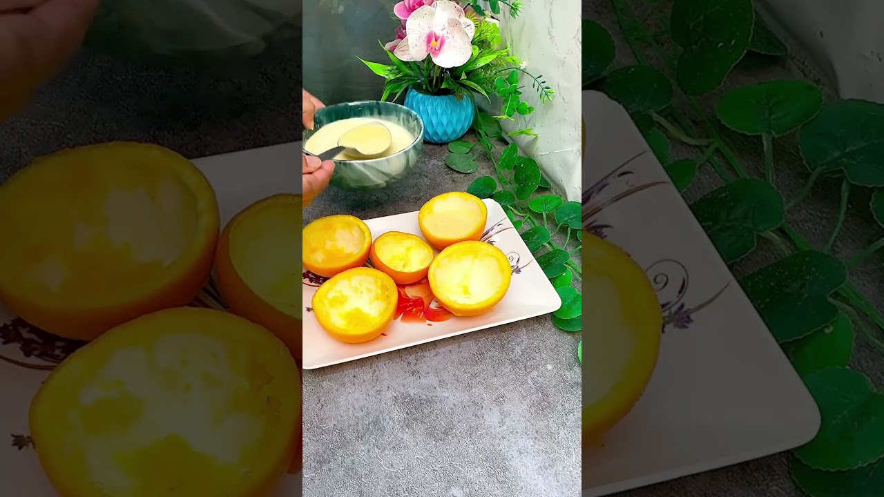 Hot orange pudding for winter || শীতকালে গরম গরম কমলার পুডিং তৈরী করুন