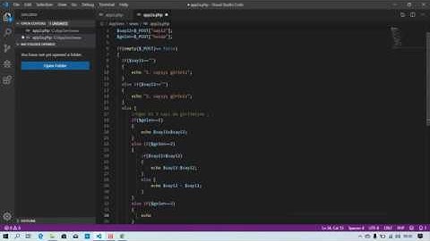 Php ile Hesap Makinası Yapma