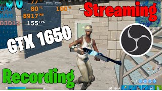 Gtx 1650 Stream Performance l Fortnite Season 4