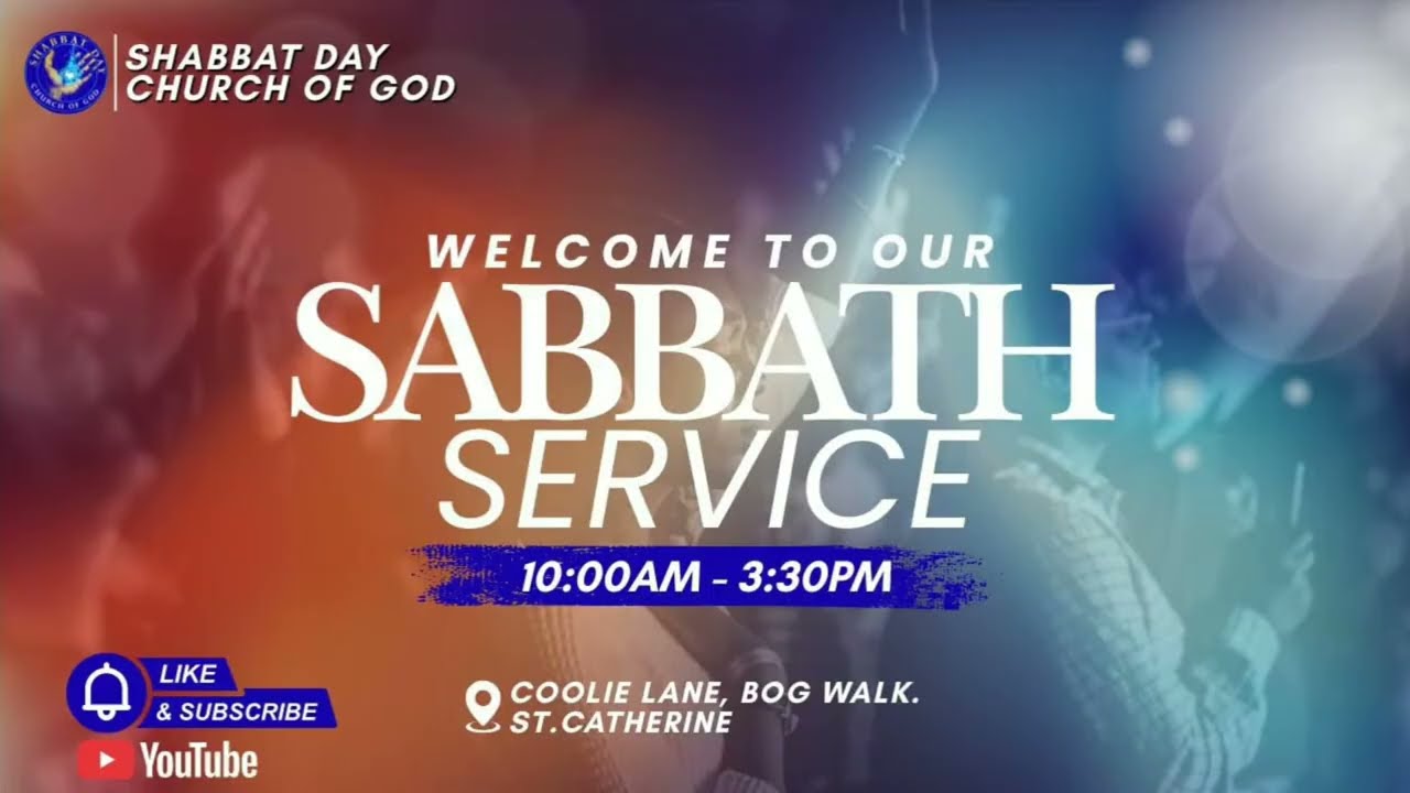 SHABBAT DAY CHURCH OF GOD FASTING SERVICE LIVE STREAM