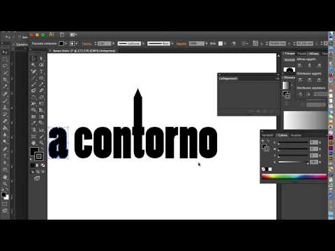 crea contorno testo