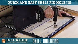 Fastest Way to Drill Shelf Pin Holes in Cabinet Sides | Rockler Skill Builders