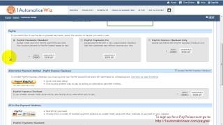 Step #2 - Video 1: Using PayPal as a Payment Processor with 1AutomationWiz.com