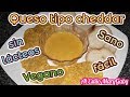 como hacer Queso tipo Cheddar sin lácteos