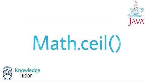 Math.ceil() function in JAVA | ICSE