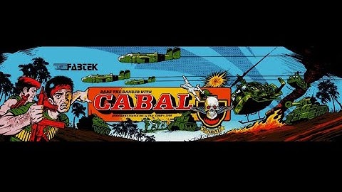 Cabal - arcade game, 2 players, 1cc