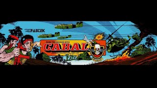 Cabal - arcade game, 2 players, 1cc