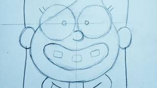 Рисуем персонажа из мультфильма Гравити Фолз -Мейбл.